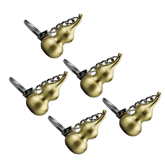 Raindrops  5 Pcs Calabash Keychain Pendant Bag Hanging Travel