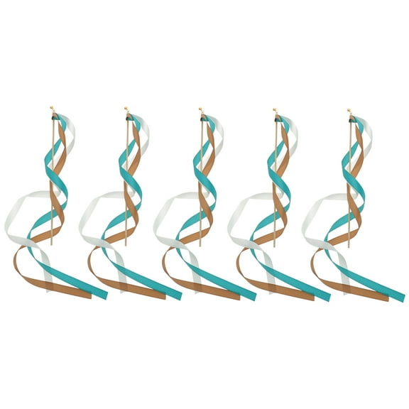 Raindrops 5 Pcs Celebration Favors Wire Glow Party Decorations Chiffon Ribbon Child Bride