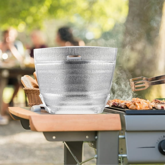 Raindrops  5 Pcs Container Thermal Insulation Bags Cake Pouch Work