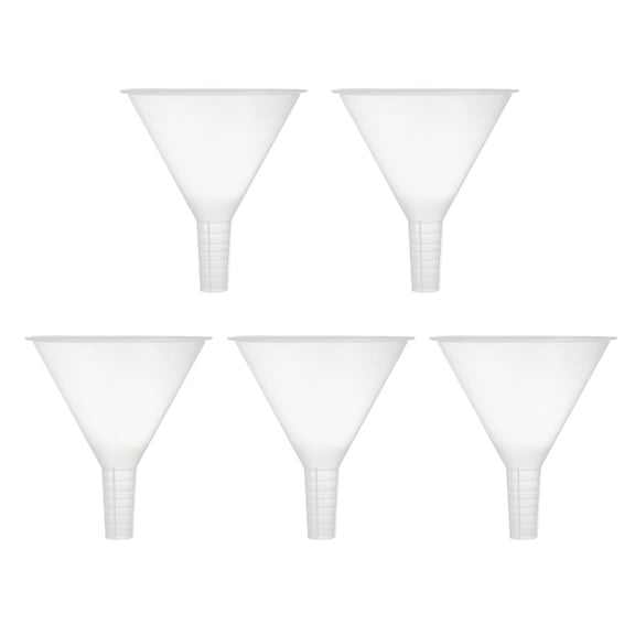 FOMIYES 5pcs Plastic Funnel for Bottles Small Narrow Neck Design for Researchers
