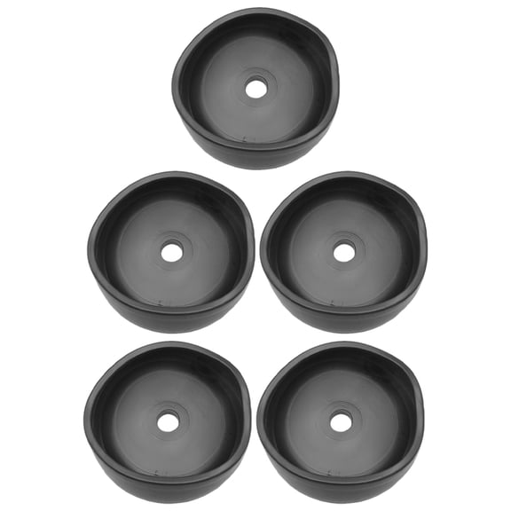 Raindrops 5 Pcs Drill Cover Electric Hammers 7.30X7.30X1.60CM Black