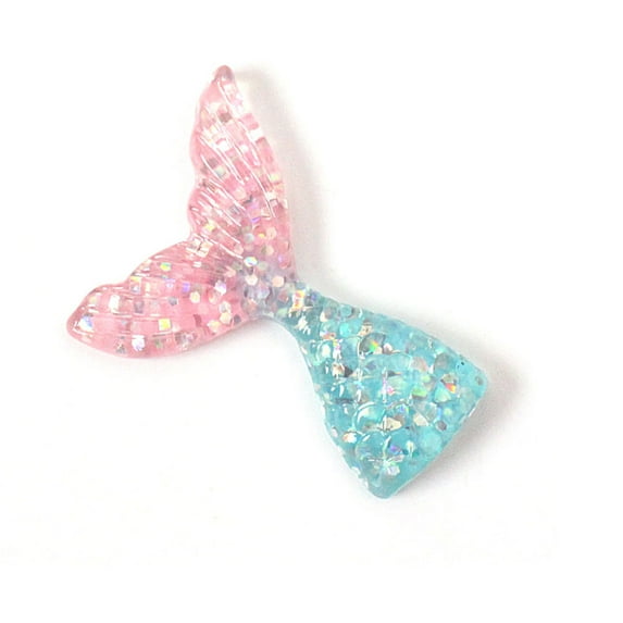 5 Pcs Fridge Magnet Stickers Mermaid Fish Tail Cartoon Resin Message Stickers Refrigerator Decals