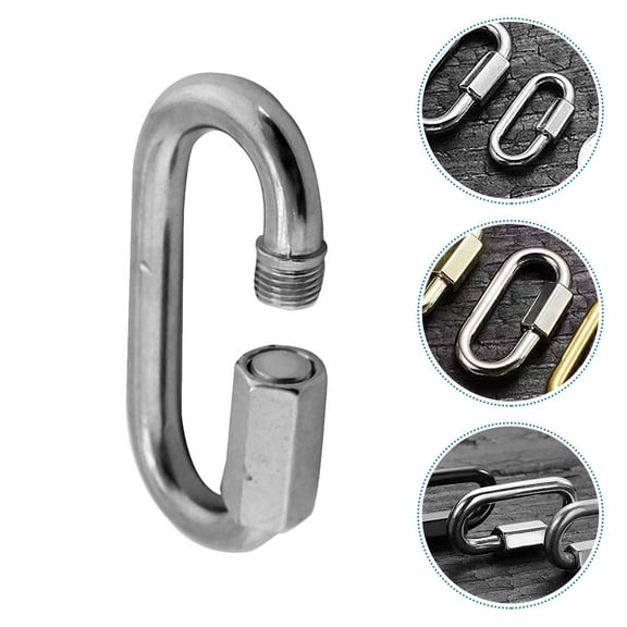 Raindrops 5 Pcs Heavy Chains Stainless Steel Connecting Ring 3.90X2.00X2.00CM
