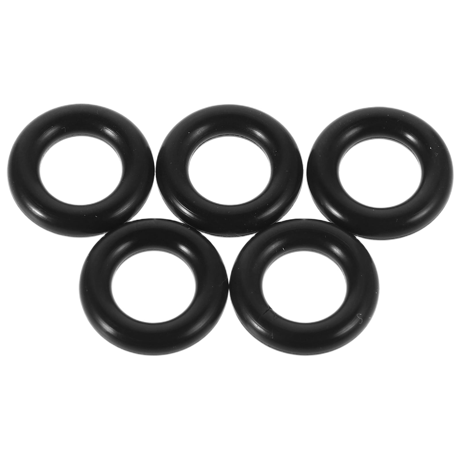 Raindrops  5 Pcs Rubber Seal Sealing Ring Motorcycle Accessories Black