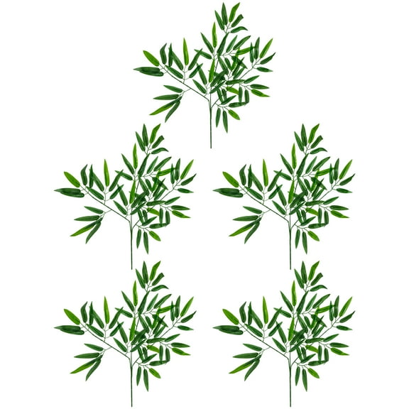 Raindrops 5-Pack Artificial Branches Hanging Green Plant Simulation Decorative Tree for Home Office