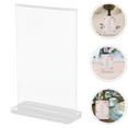 thumbnail image 1 of Raindrops  5 Pcs Stand Sign Display Stands for Vendor Events Transparent, 1 of 6