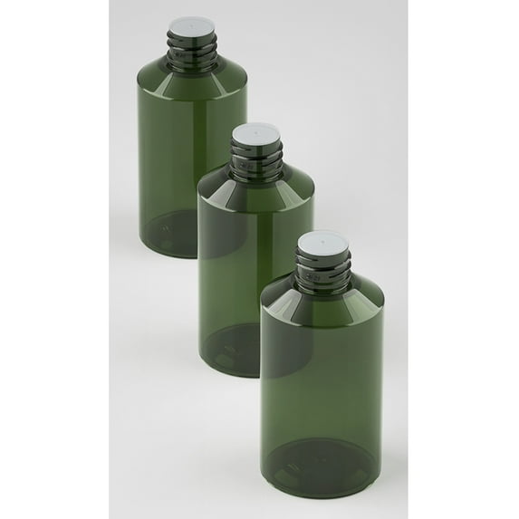 Raindrops 5pcs Travel Size Refillable Liquid Dispenser Bottle for Women Dark Green