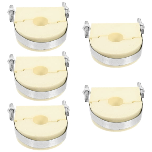 Raindrops 5 Pcs Tube Insulation Clamps for Pipe Heavy Duty Tubing Strap