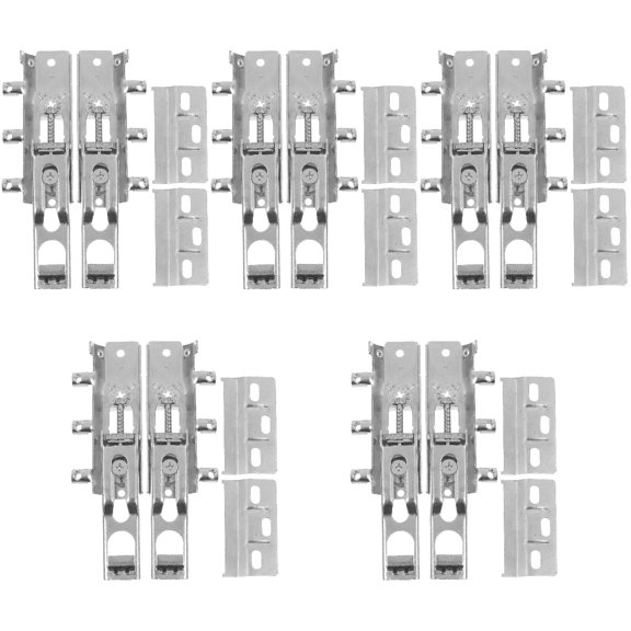 Raindrops 5 Sets  Cabinet Hinge Cold Rolled Steel Cabinet Hanging Hardware Cabinet Cleat