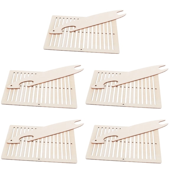 Raindrops 5 Sets Small Weave Tool Convenient DIY Hand Weaving for Belt Weaving