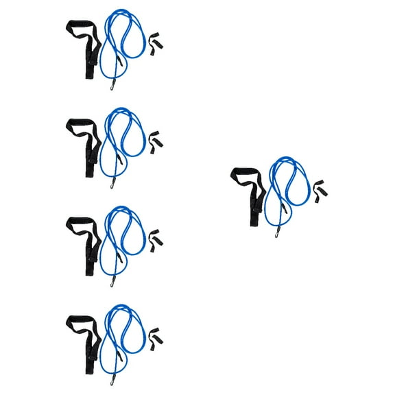 Raindrops 5 Sets Swim Training Kit Swimming Resistance Set Swimming Bungee Belt Kit Swim Exercising Tool