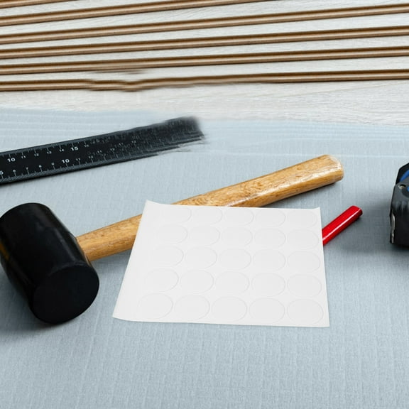 Raindrops 5 Sheets Circles Window Soundproofing 2.50X2.50X0.05CM Transparent