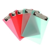 Raindrops 5 Transparent Clipboards for School/Office - A6 Size