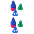 thumbnail image 1 of Raindrops 50 PCS  Multi-purpose Windproof Thickened Plastic Cones for Soccer Roller Skating Physical Sports Training, 1 of 8