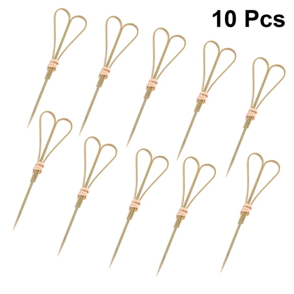 FOMIYES Fun Appetizer Picks Cocktail Picks Bamboo Appetizer Display Cocktail Lovers Bar 50 Pcs