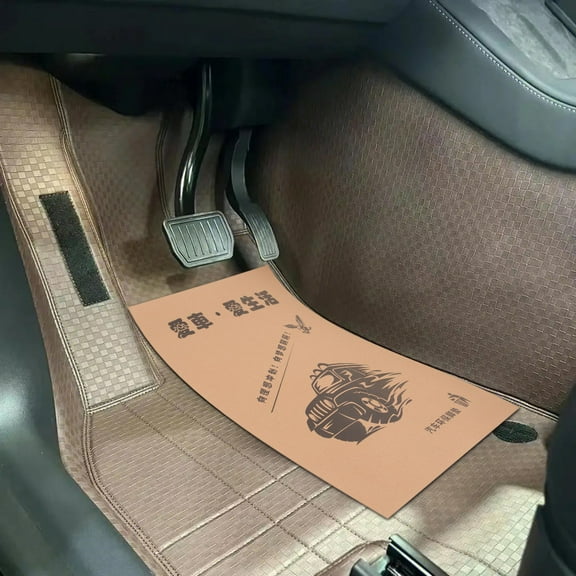 Raindrops  50 Pcs Car Interior Carpet Paper Foot Mats Floor Universal Travel