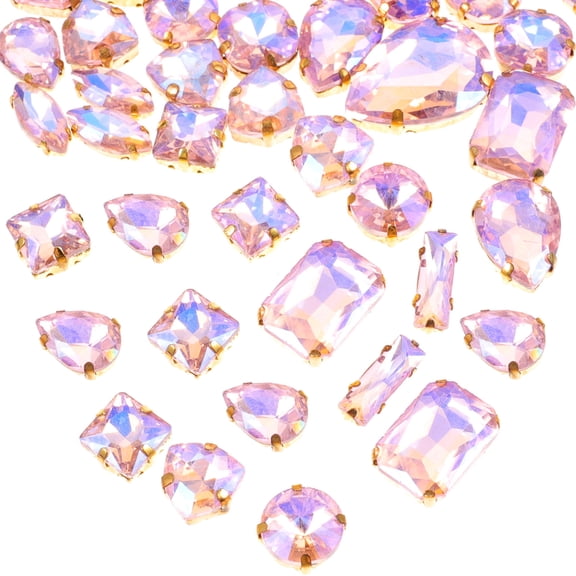 Raindrops  50 Pcs Crystal Rhinestone Phone Case Decorative Clothing Rhinestones