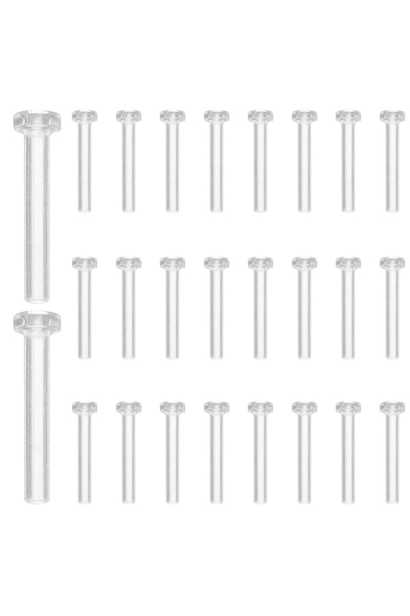 50 Pcs Earring Stoppers Back Auricular Cannula 0.70X0.10X0.10CM