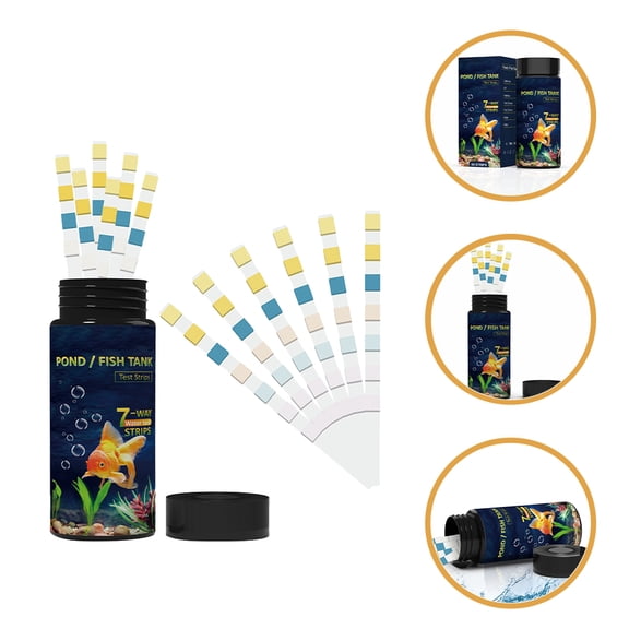 Raindrops  50 Pcs Fish Tank Water Test Strips Tester Swimming Pool Testing