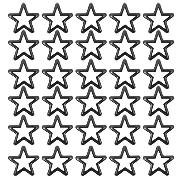 FOMIYES Studs For Clothing Five-Pointed Star Rivets Metal 50Pcs