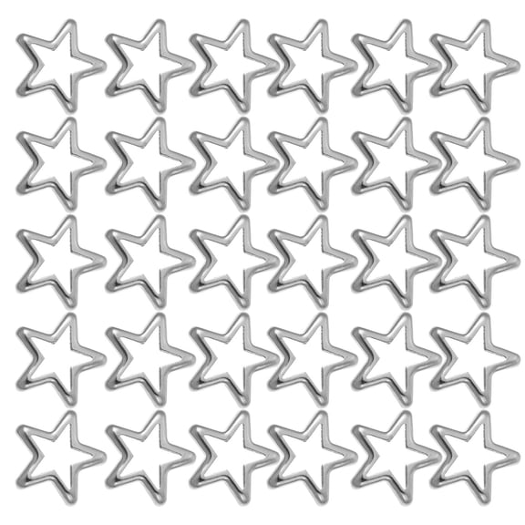 CRILSTYLEO Copper and Rivets 50 Pieces 1.2x1.2x0.5 Inch Five-Pointed Star Shape for Crafting and Projects