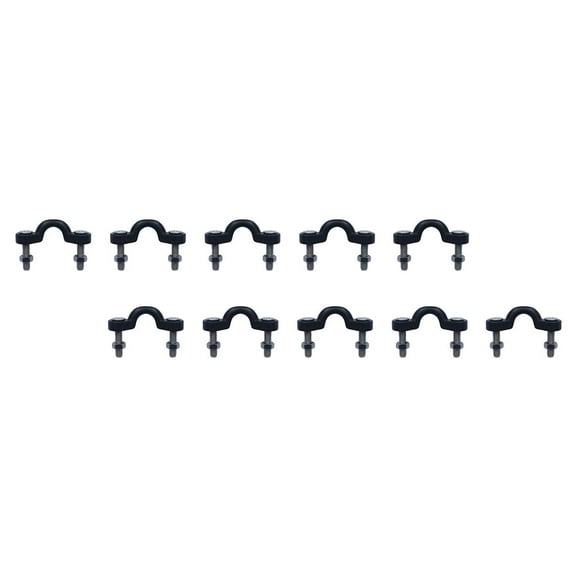 Raindrops 50 Pcs Kayak Handle Buckle Suit Pad Eyes with Nuts Black Deck
