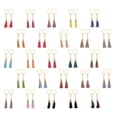 thumbnail image 1 of Raindrops 50pcs Faux Suede Tassel Keychains Bulk for Crafting, Projects, Bag Charms, and Daily Use Accessories, 1 of 8