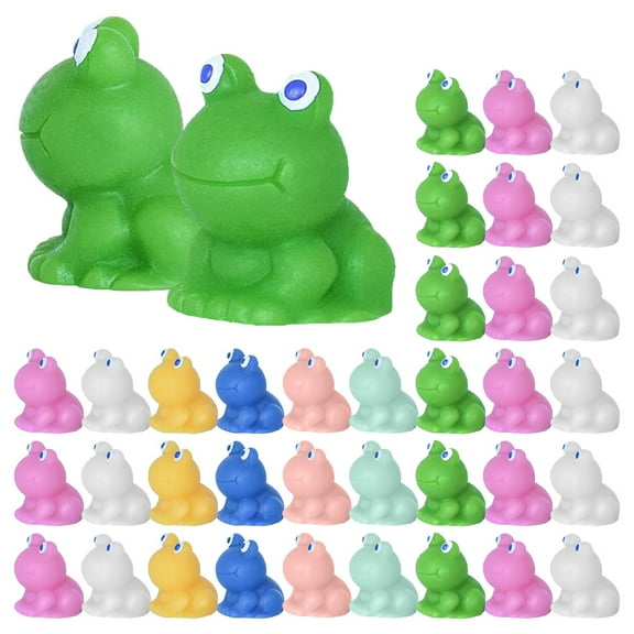 Raindrops 50 Pcs Outdoor Frogs Sculptures Tiny Cute Landscape Decoration