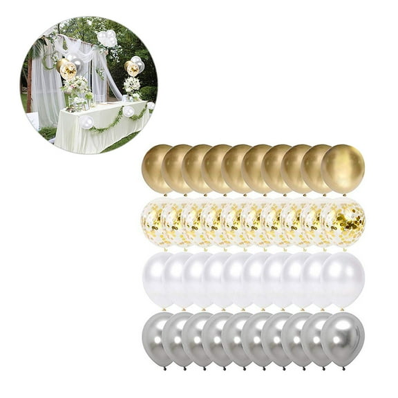 Raindrops 50 Pcs Party Decorations Balloons Kit Easy to Use Balloons M