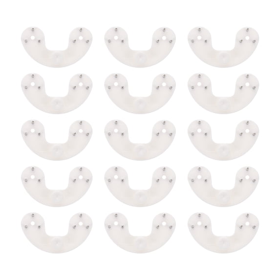 Raindrops 50 Pcs Picture Hanger Drywall Hooks Hanging Heavy Duty Adhesive White