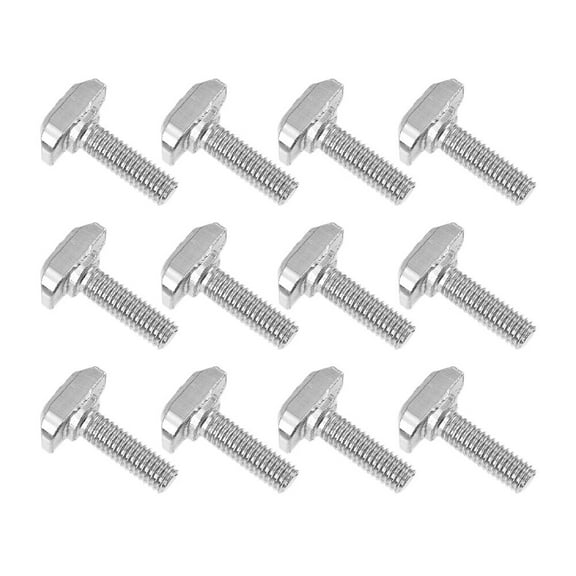 Raindrops 50pcs T Slot Bolt M8x25 Hammer Head Bolt T Track Bolt Drop-in Bolt Replacement