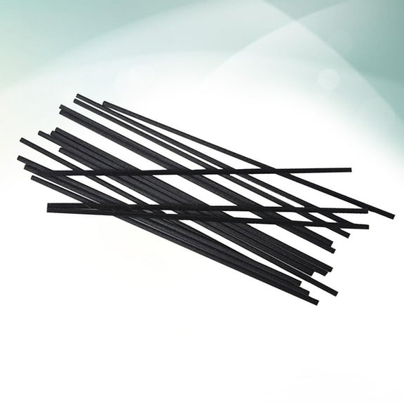 Raindrops 50 Pcs Tube Aromatherapy Stick Black Diffuser Rods Travel Office