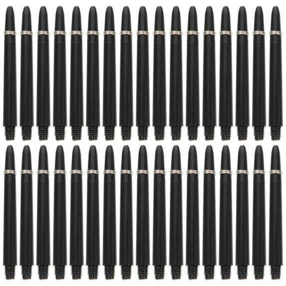 FOMIYES 50 Sets of Replacement Nylon Shafts Black Thread Rods for Darts Lovers