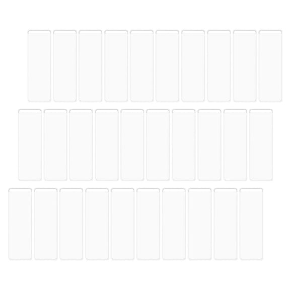 Raindrops 50 Sets Self Adhesive Label Bag 7.50X2.50X0.10CM Transparent