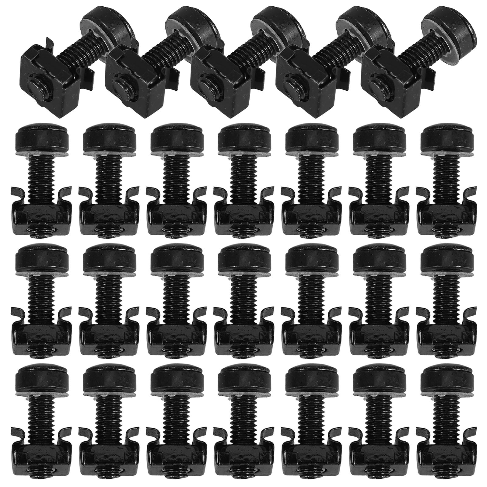 Raindrops 50 Sets Stainless Steel Rack Screws And Cage Nuts For Network ...