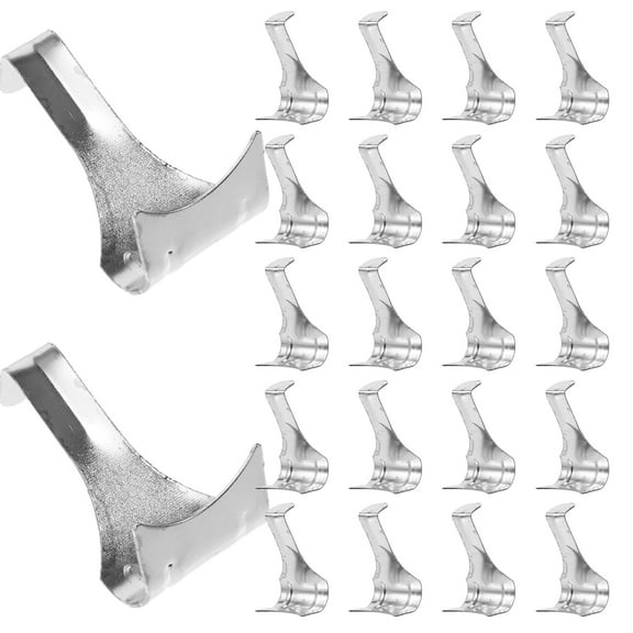 Raindrops 50 pcs Picture Molding Hooks Heavy Duty Picture Rail Hooks S-shaped Picture Rail Hooks