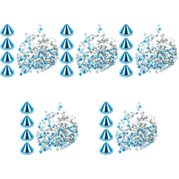 Raindrops 500 Pcs  Crafting Studs Plastic Craft Rivets Crafting Rivet Studs Clothing Rivet Spike