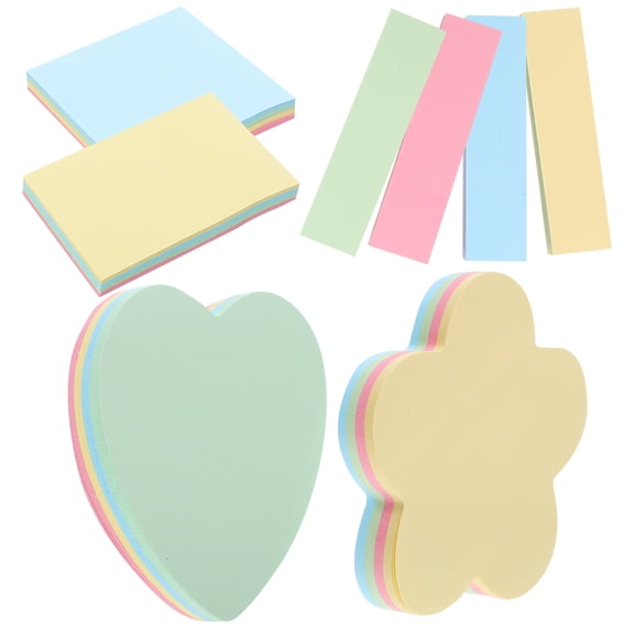 Raindrops 500 Pcs Paper Pad Notes Glue Tape Scrapbook Stickers Office
