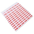 thumbnail image 1 of Raindrops 500Pcs Red Arrow Sticker Clear Label Directional for Office Home Use in Shops Hotels Supermarkets Factories, 1 of 8