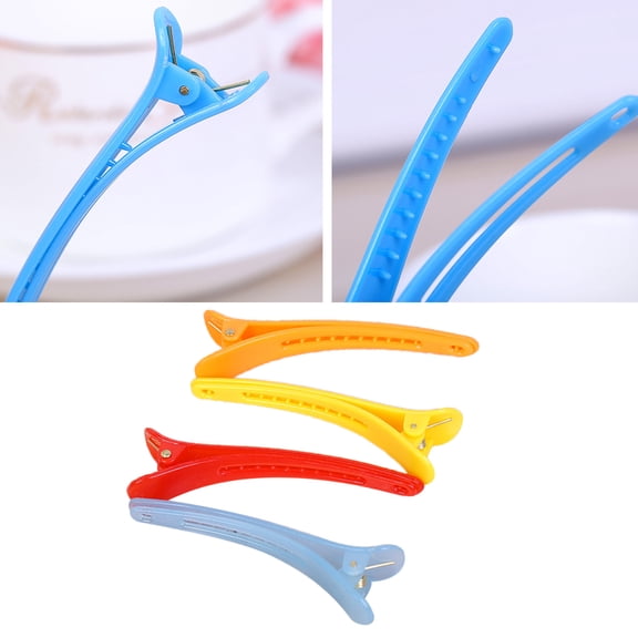 Raindrops Hair Stylist Clips Duck Teeth Clamps Styling Grip Women Yoga 50pcs