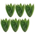 thumbnail image 1 of Raindrops 50pcs Bamboo Mats for Sushi Dark Green Wrapping Vivid Shape for Dragon Boat Festival, 1 of 8