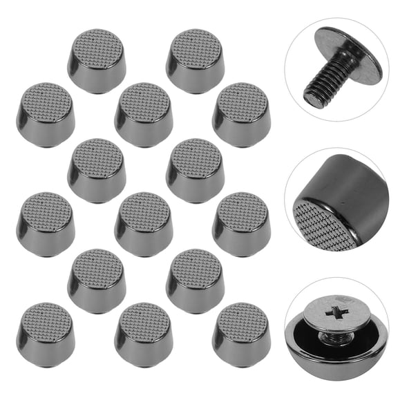 FOMIYES 50Pcs Screw Back Rivets for Handbags and Totes, Protective Hardware for Craft Accessories