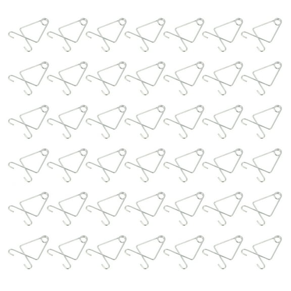 Raindrops 50Pcs Ceiling Tile Hooks Screw In Heavy Duty Spring Steel Home Conference Rooms