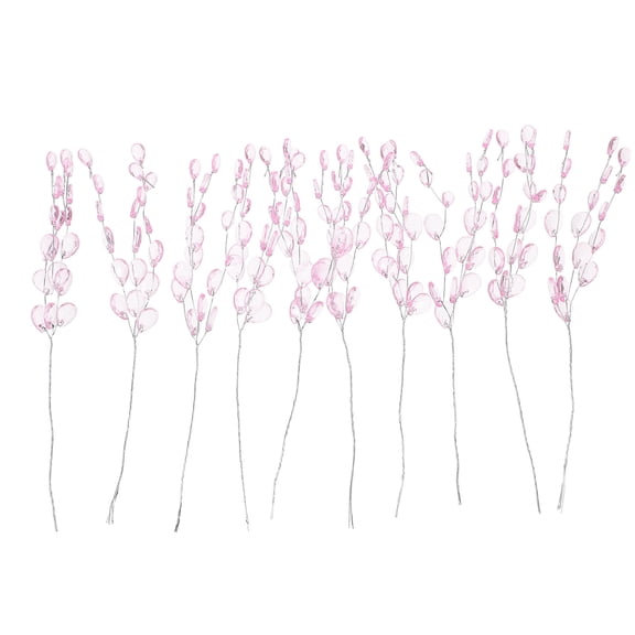 Raindrops 50Pcs Drop Shape Acrylic Flower Branches For Crafts And Wedding Party Decorations