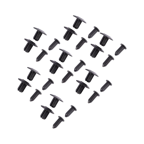50Pcs Rivet Clips Fastener Kit for Auto Bumper Panel Push Use