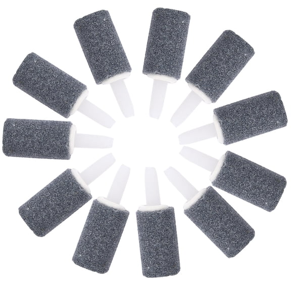 Raindrops 50Pcs Fish Tank Air Stones Black Small Bubble Stone for Home and Park Aquarium Decor