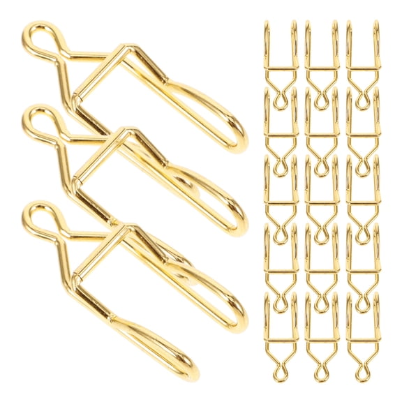 Raindrops 50Pcs Iron Pocket Watch Chain Clips for DIY Projects Fashion Accessories