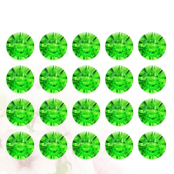 Raindrops 50Pcs Light Green Round Resin Button Sewing Buttons Cute for Men Women Baby in Simple Design