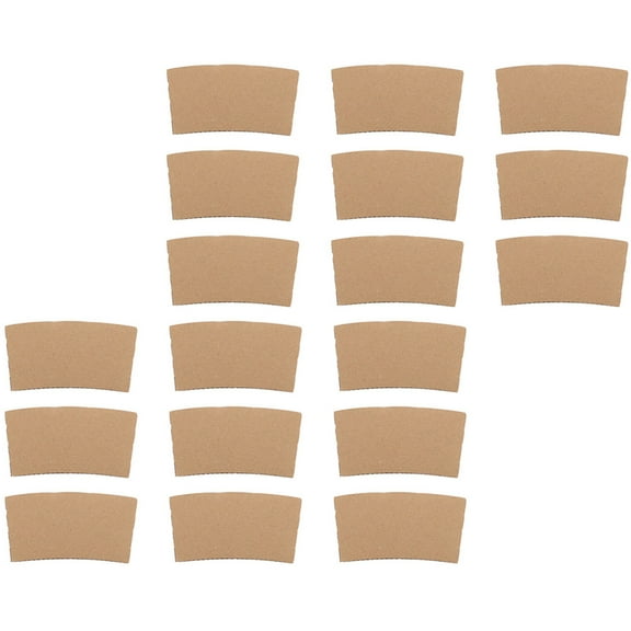 Raindrops 50Pcs Multi Function Coffee Sleeve Paper Heat Resistant For Daily Use Cups