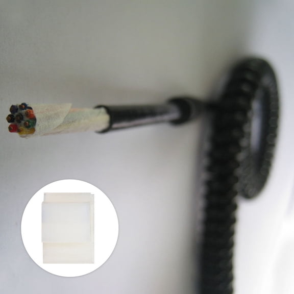 Raindrops 50Pcs Rectangular Self Adhesive Cable Wire Clips for Wires and Cables